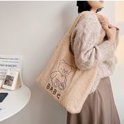 INS  大容量  ベビー用品 手提げ袋 収納バッグ 韓国風  ファッション 子供バッグ クマ ショルダーバッグ