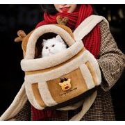 秋冬新作 犬用鞄 ペット用 キャリーバッグ 犬猫兼用 リュック型 携帯便利 お出かけ 散歩用 ペットバッグ
