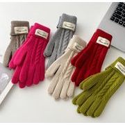 ファッション小物 手袋 グローブ  ニット手袋  防寒 毛糸  スマホタッチ対応