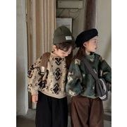 2023新作 韓国風子供服  男女兼用 アウター コート アウター コート セーター 80-140cm