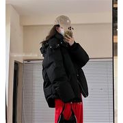 冬作 綺麗一枚 短いスタイル ヤングスタイル ギャザリング 綿服 2023冬 厚手ジャケット 中綿ジャケット