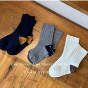 2025 ins 新作 韓国風子供服   ベビー服 靴下   子供靴下  赤ちゃん    ソックス  ベビー靴下  3足入り