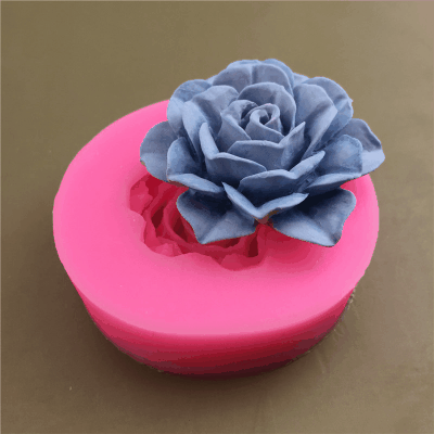 手作り バレンタイン 手芸材料 アロマキャンドル シリコンモールド 薔薇ローズ バラ アクセパーツ
