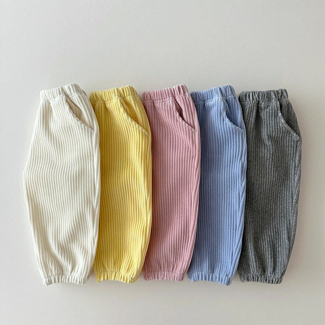 ★Girls&Boys★　子供パンツ　80~120cm　コーデュロイロングパンツ　韓国キッズファッション