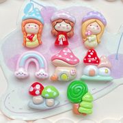 樹脂デコパーツ DIY素材 貼り付けパーツ デコ素材 バッグ手芸材料衣類と靴帽子アクセサリーパーツ