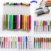 ボールペン 筆記用具 DIY文房具 ビーズボールペン ペン 手作り 事務用品 32色展開