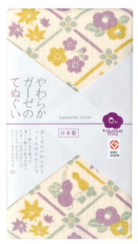 日本製 made in japan ｊｓ/KIMONO STYLE スタイル 四季菱 てぬぐい JS6129