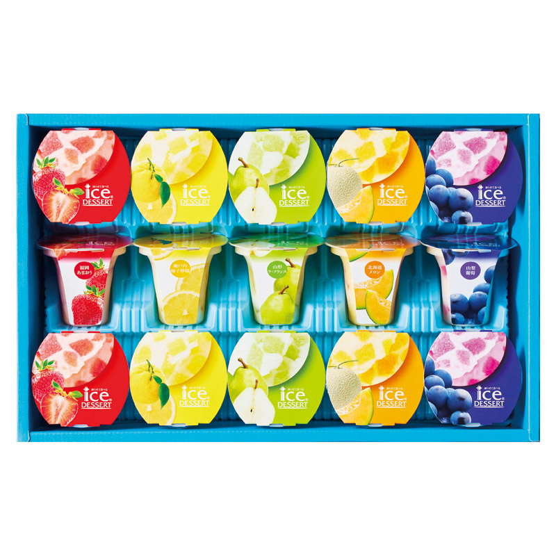 ひととえ 凍らせて食べるアイスデザート～国産フルーツ入り～   IDE-30