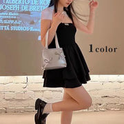 リボンハンドバッグ　蝶結び　鞄　レディース　韓国ファッション　かわいい