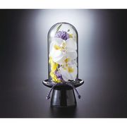 プリマ　ガラスドームの供花　胡蝶蘭（造花） PRSYー0132