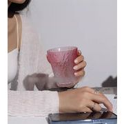 人気商品 グラデーション 牛乳カップ デザインセンス ガラスカップ グラス 冷たい飲み物カップ