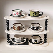 新品 コーヒーカップソーサー 2点セット セラミックカップ 撮影道具 韓国風 装飾 INSスタイル
