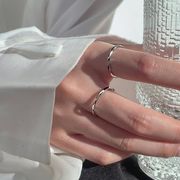 INS 925 レディース  レトロ  アクセサリー  デザイン感  気質  リング  韓国風   シンプル  開口指輪