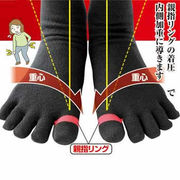 《sale》健康 O脚 親指リング靴下 　【日本製】
