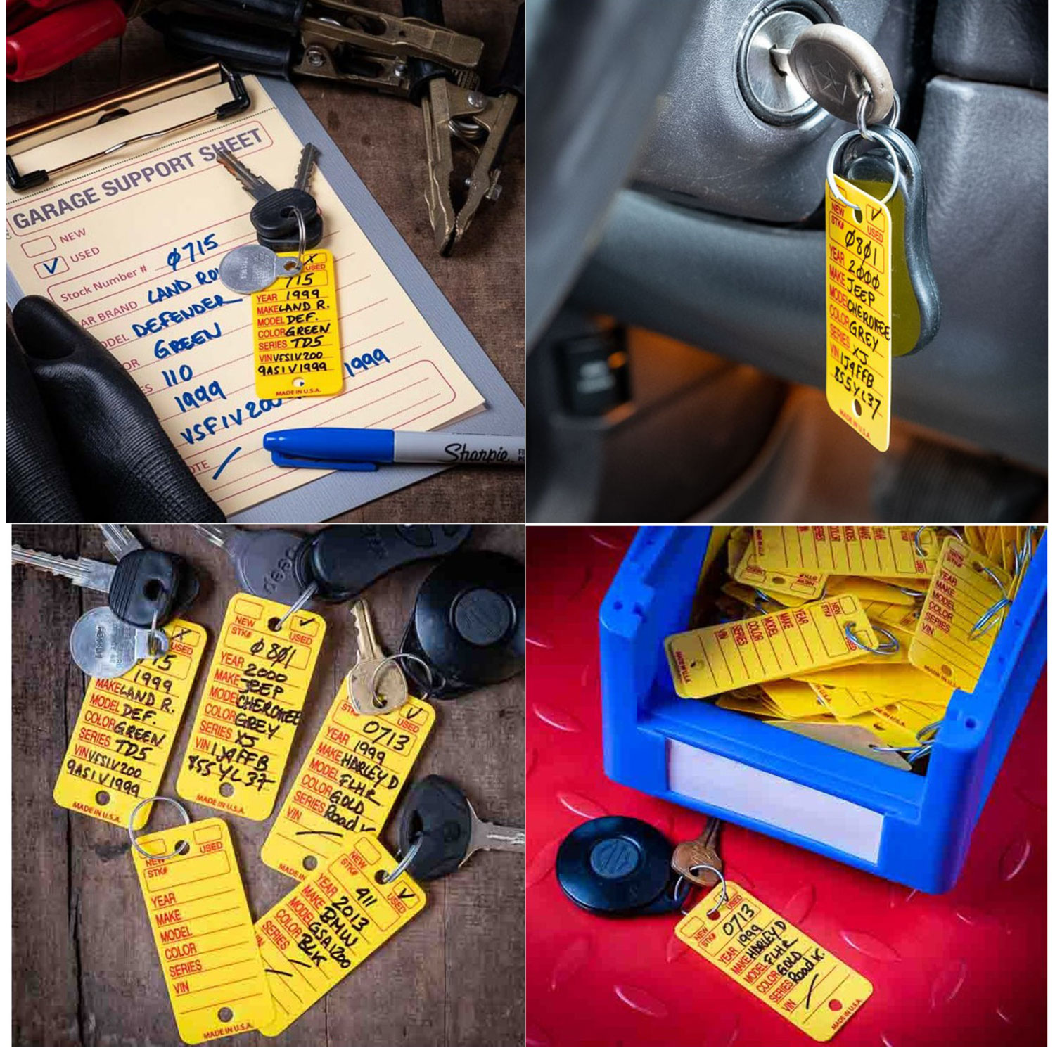 USA CAR DEALER KEY TAGS キーホルダー アメリカンなカーディーラー キータグ タグキー 10パックセット 株式会社 Ｈａｗａｒｄ  Ｒｏｃｋ Ｗｏｏｄ | 卸売・ 問屋・仕入れの専門サイト【NETSEA】