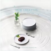 白いお皿   デコパーツ ミニチュア    置物   装飾  小物  インテリア   ドールハウス用  模型