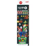 スーパーマリオ 六角軸えんぴつ12本セットB uni