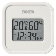 タニタ デジタル温湿度計（小型） アイボリー TT-588-IV
