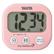 タニタ 洗える「でか見え」タイマー ピンク TD-426-PK