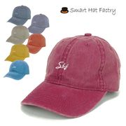 SHF－刺繍ウォッシュコットンローキャップ　ヤング帽子