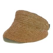 　Orientラフィアサンバイザー（ファンデーションガード付）　レディース帽子
