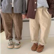 2024新作 韓国子供服 ズボン 子供服 ズボン ロングパンツ コーデュロイのパンツ 80-130cm 2色
