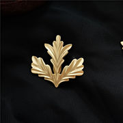 ブローチ　アクセサリー　レディース　ファッション　デザイン　プレゼント　木の葉