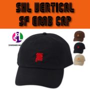 SHL VERTICAL MUNI-SF LOGO刺繍CAP-（NewhattanBODY）  21542