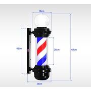 LEDサインポール インテリア 理容店 理髪店 美容室 散髪 壁掛け 床屋 デザイン barber 理容室