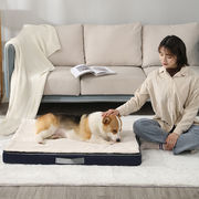 ペットベッド ペットクッション 長方形 ペットソファー 犬 ベッド 猫ベッド 取り外せるカバー 犬用ベッド
