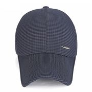 帽子キャップ メンズ レディース CAP チェック柄 大きめベースボール帽子 男女兼用