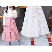 新作     スカート▲子供人気 ▲可愛い   韓国風子供服▲子供服 女の子   リボン結び    110-160cm  3種類