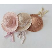 2025新品★帽子★子供用★麦わら帽子★ハット★3色