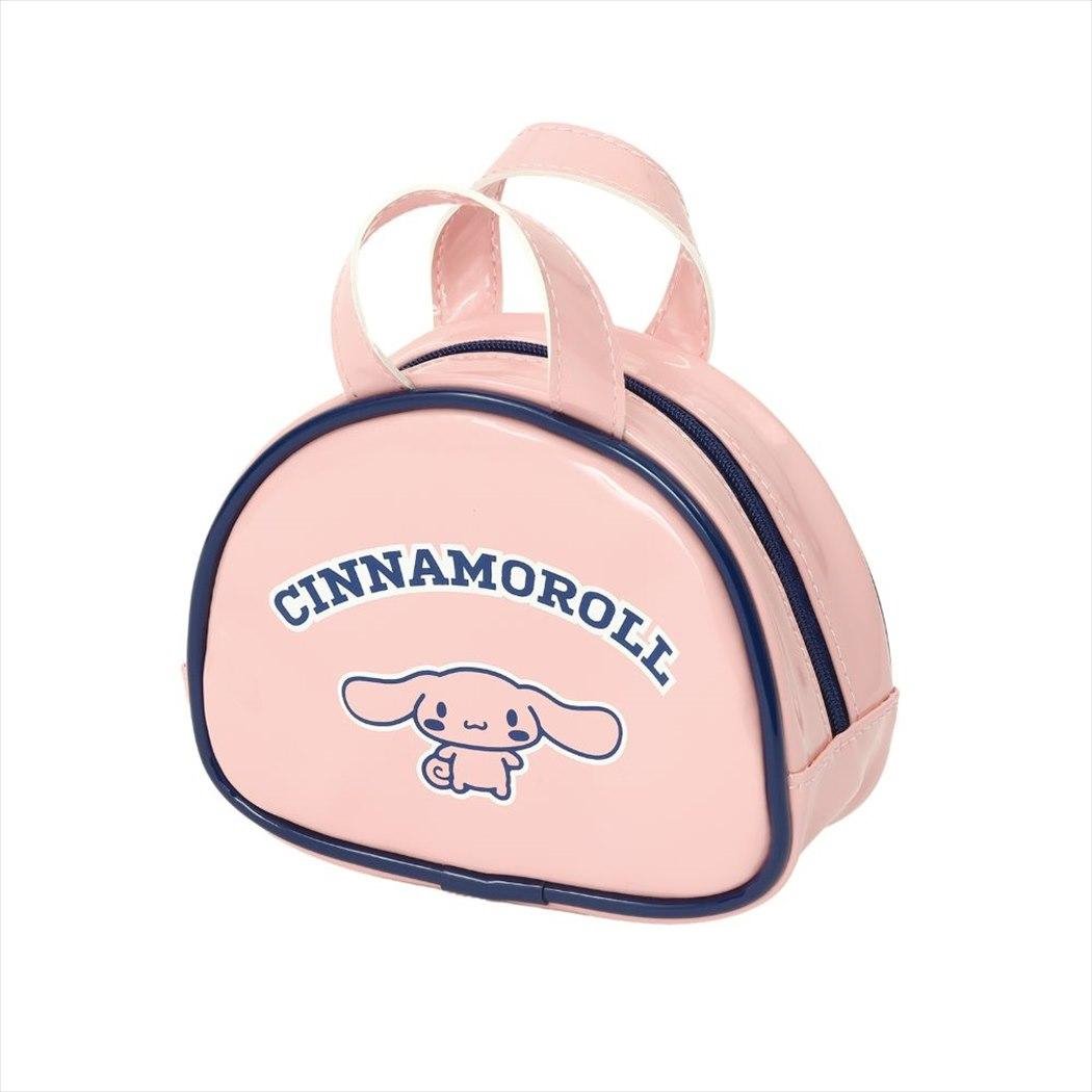 【コスメポーチ】シナモロール エナメルミニバッグ ピンク