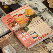 シールブック 50頁/冊 製本タイプ 縦収納可 大容量 省スペース アンティーク sztz-50-103