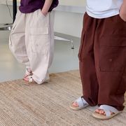 ★Girls&Boys★　子供服　90~150cm　キッズロングパンツ　かごパンツ　韓国キッズファッション