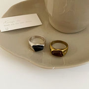 指輪　レディース　INS　韓国ファッション　デザイン　金属風　樹脂