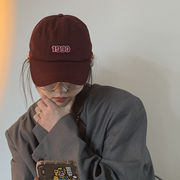 4色 レトロ 野球帽 韓国風 手紙 ハンチング レディースハット