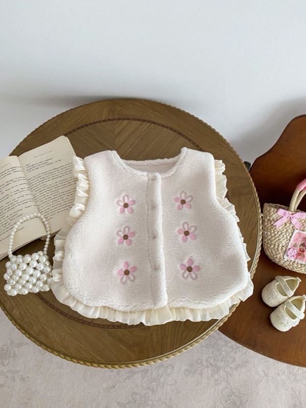 キッズ 子供服 トップス アウター ジャケット ベスト ノースリーブ ボア 起毛