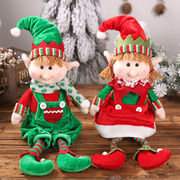 クリスマスの飾り、エルフ人形オーナメント、子供向けギフト、クリスマスオーナメント、ギフト