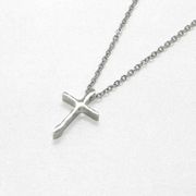 ステンレス ネックレス クロス 十字架 シルバー レディース メンズ アクセサリー