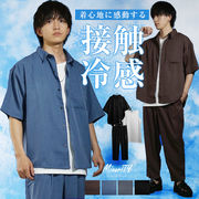 【3枚組】半袖冷感シャツ+冷感パンツ+タンクトップ 3点セットアップ／MinoriTY