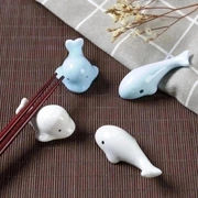 箸置き 陶器 イルカ かわいい 工芸品 置物 テーブル 小物 卓上飾り物