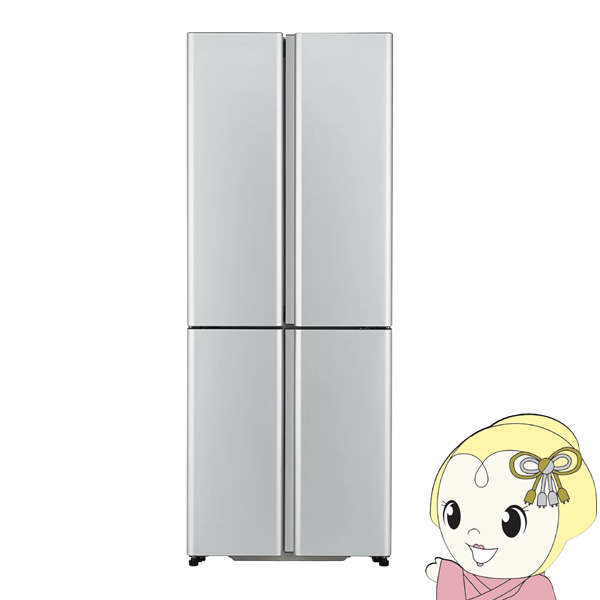 [予約]冷蔵庫【標準設置費込】アクア 4ドア冷蔵庫 420L TZシリーズ サテンシルバー AQR-TZ42P-S