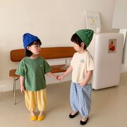 コットン半袖Tシャツ サマートップ 韓国の子供服