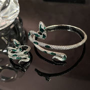 蛇 指輪 ブレスレット フリーサイズのリング ブレスレット レディース ヘビのアクセサリー