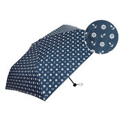 【濱文様】　晴雨兼用折畳み傘　マリン　コン　