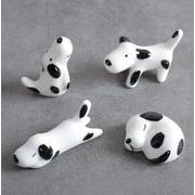 日本風 箸置き 動物 可愛い犬 彩絵 陶器 家庭用インテリア小物 装飾品 小物 卓上飾り物 車載小物