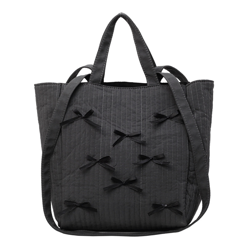 韓国バレエコア★人気リボンBig Bag ★3color 韓国バレエコア☆人気リボンBig Bag ☆3color トートバッグ