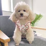 犬服夏薄片小型犬子犬韓国ベストテディ春夏